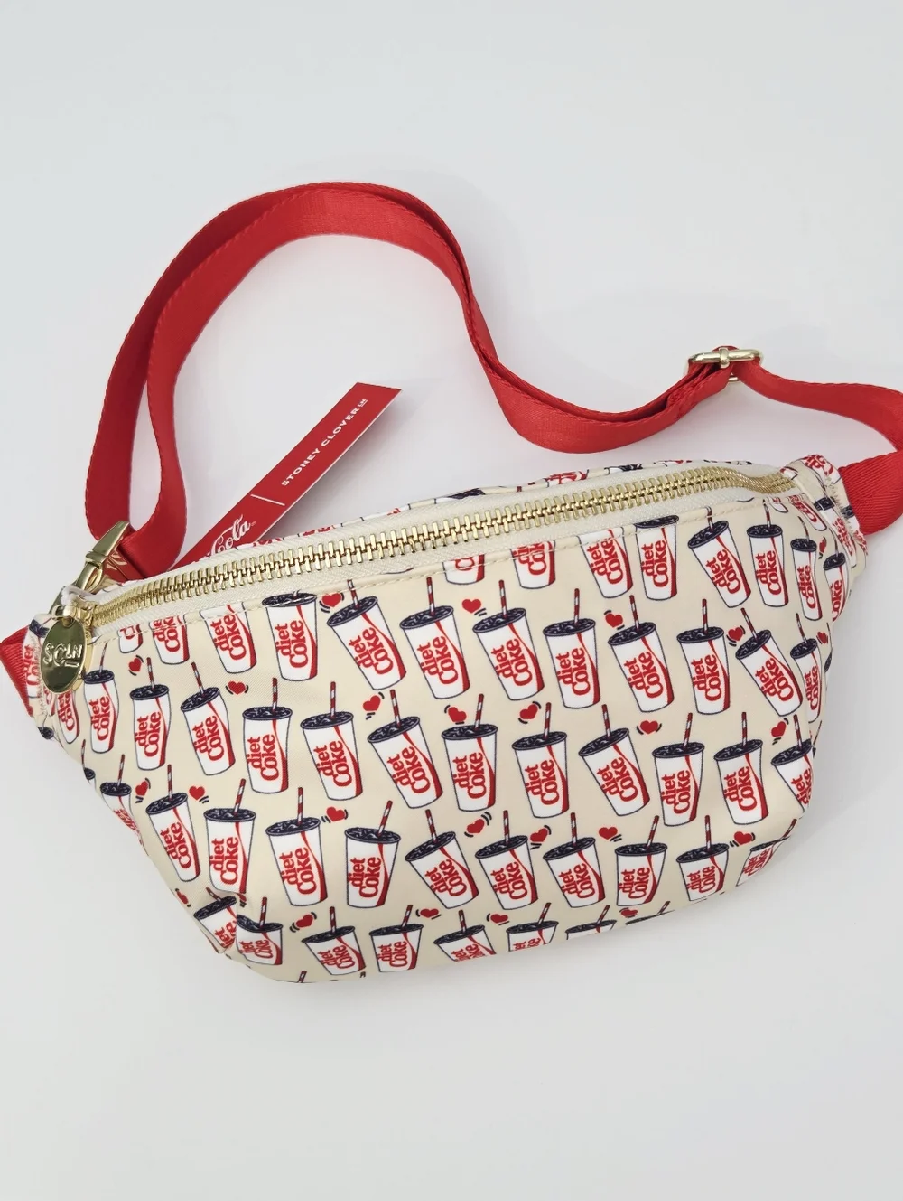 NWT STONEY CLOVER LANE X COCA COLA DIET COKE FANNY PACK